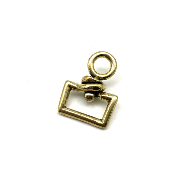 Gold Swivel Loop,Swivel Ring for Leather Keychain