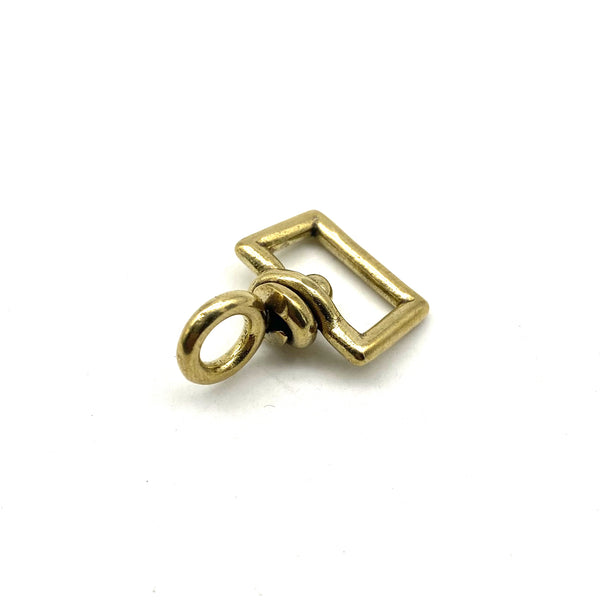 Gold Swivel Loop,Swivel Ring for Leather Keychain