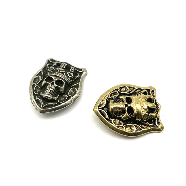 Shield Crown Skull Conchos Screw Back Rivets Leatherware Decoration Button