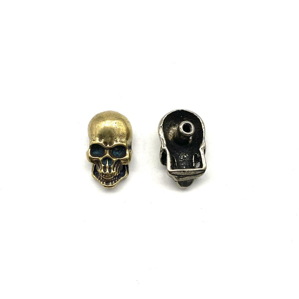 Brass Skull Concho Leather Button Rivets For Embellishment