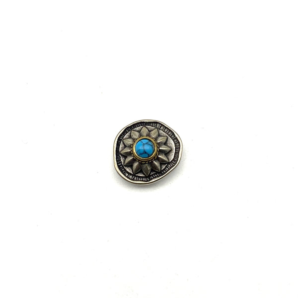 Baroque Style Turquoise Concho Rivets For Leather Goods