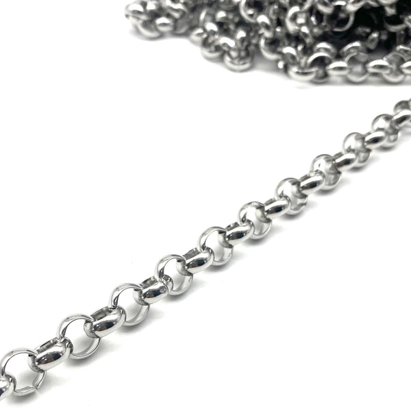 Stainless Steel Rolo Chain Jewelry Findings Chains fit for Jewelry Making