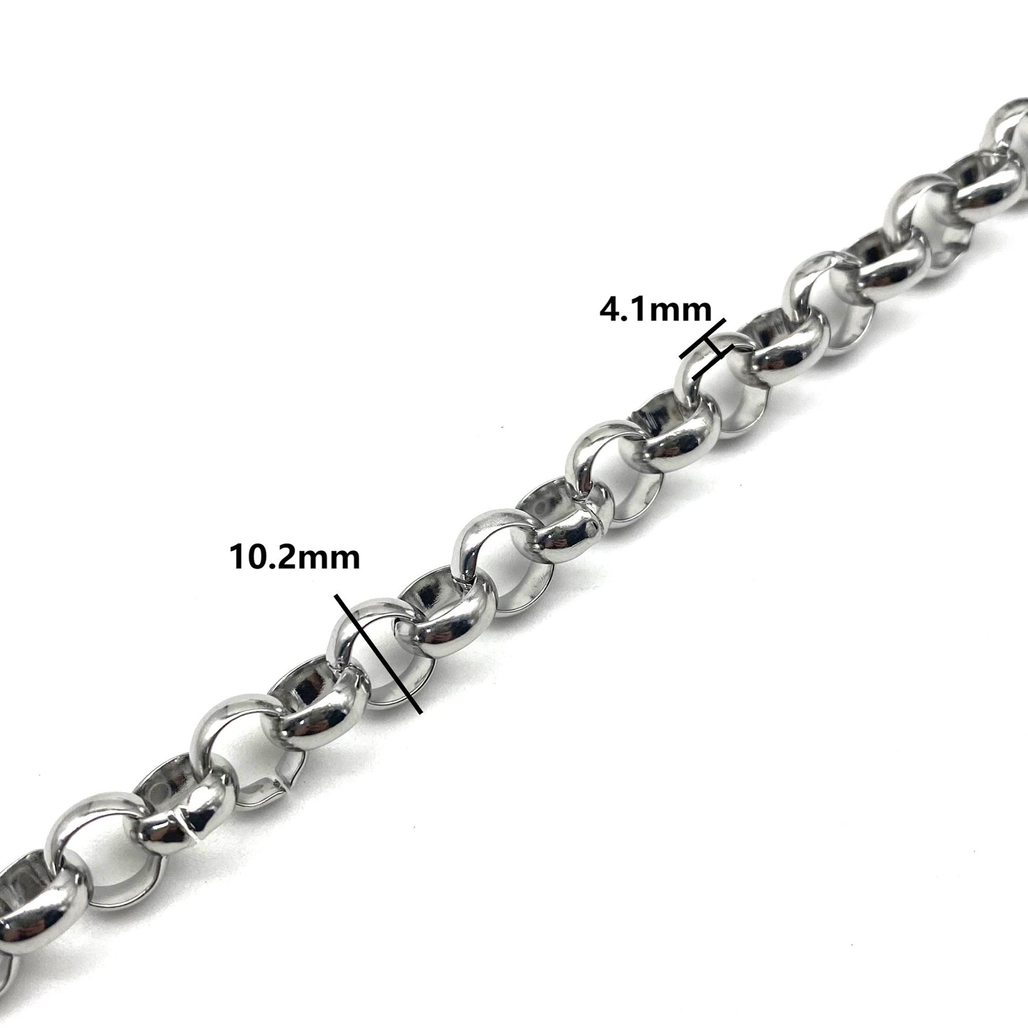 Stainless Steel Rolo Chain Jewelry Findings Chains fit for Jewelry Making