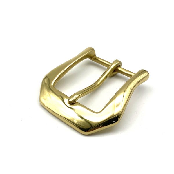 High Polishing Glass Finish Golden Brass Buckle