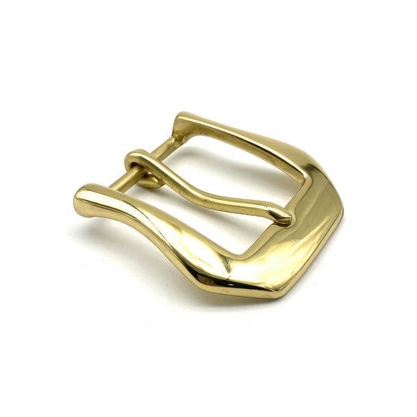 High Polishing Glass Finish Golden Brass Buckle