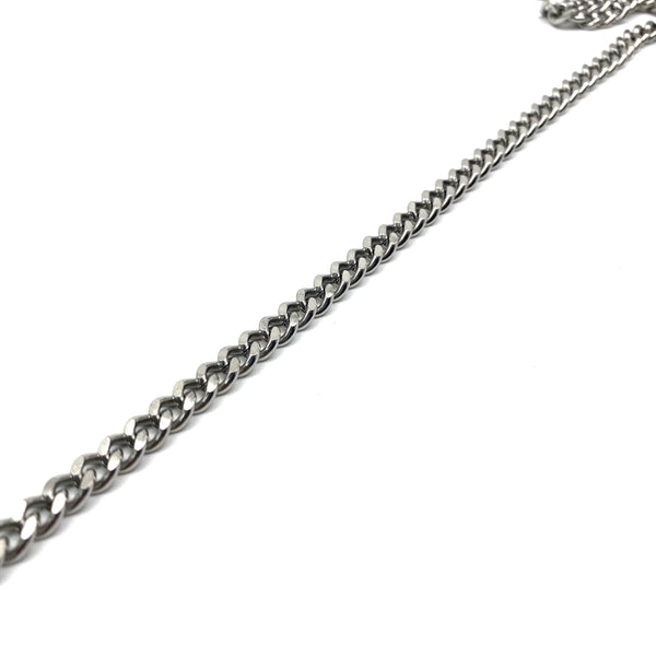11mm Stainless Steel Curb Chain,Flat Smooth Chain,Handbag Chain,Purse Wallet Chain,Jewelry Finding
