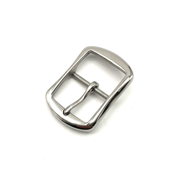 36mm Glass Finish Buckle Stainless Steel Leather Belt Buckle