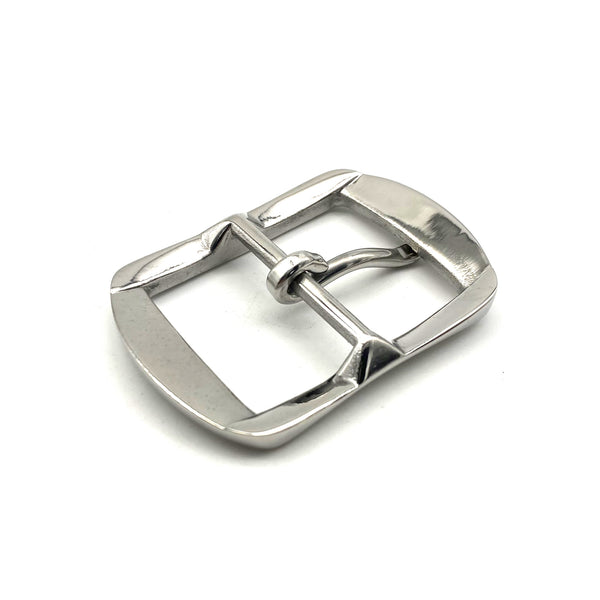 36mm Glass Finish Buckle Stainless Steel Leather Belt Buckle