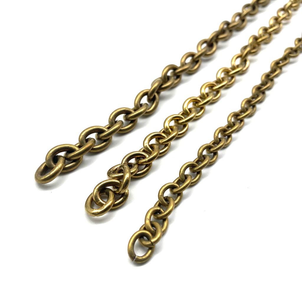 Iron Heart Brass Wallet Chain with Hook - Mildblend Supply Co