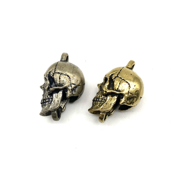 Vintage Skull Link Connector Copper Skulls Keychain Pendants