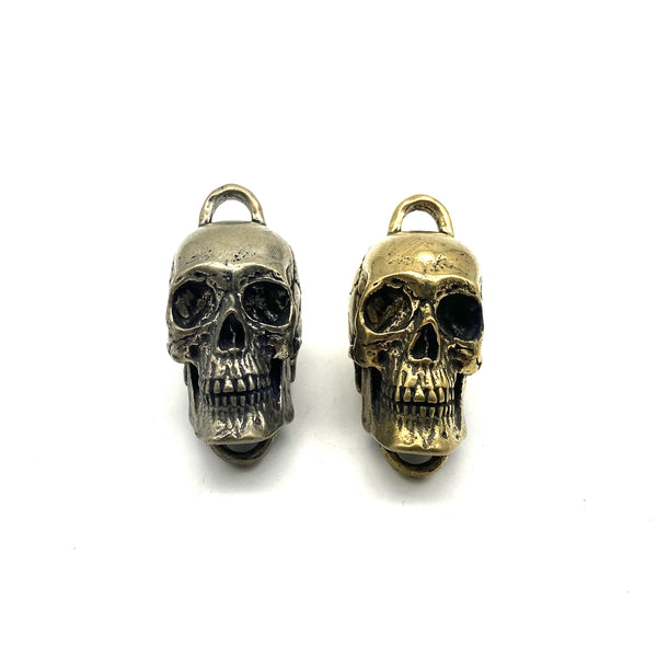 Vintage Skull Link Connector Copper Skulls Keychain Pendants