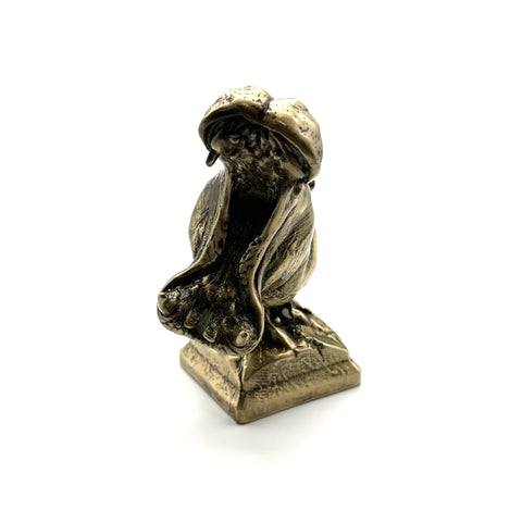 Brass Hippo Statues Office Brass Figurine Desk Artistic Ornament Decoration Sculpture,Exclusive Gifts For Friends
