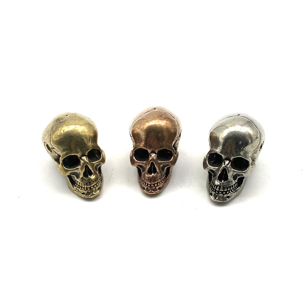 Skull Beads Brass EDC Paracord Knife Lanyard Bead