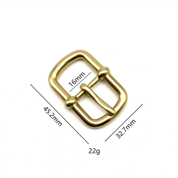 Gold Brass Buckle 16mm For Sandals, Handbags