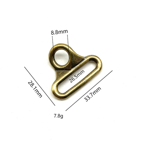 Antique Brass Eyelet Loop