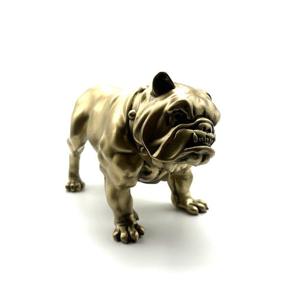 Brass Decor Ornament Bulldog Figurine Handmade Statue Gifts for House&Office Improvement
