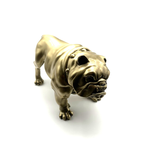 Brass Decor Ornament Bulldog Figurine Handmade Statue Gifts for House&Office Improvement