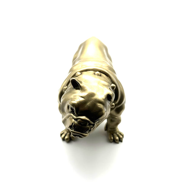 Brass Decor Ornament Bulldog Figurine Handmade Statue Gifts for House&Office Improvement