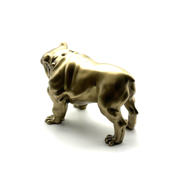 Brass Decor Ornament Bulldog Figurine Handmade Statue Gifts for House&Office Improvement