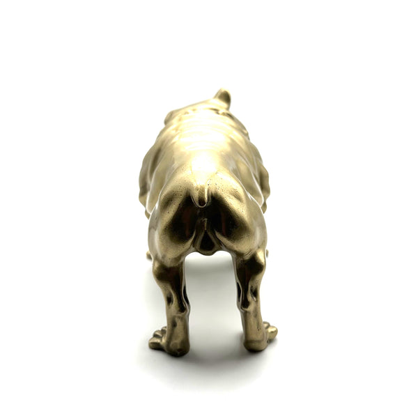 Brass Decor Ornament Bulldog Figurine Handmade Statue Gifts for House&Office Improvement