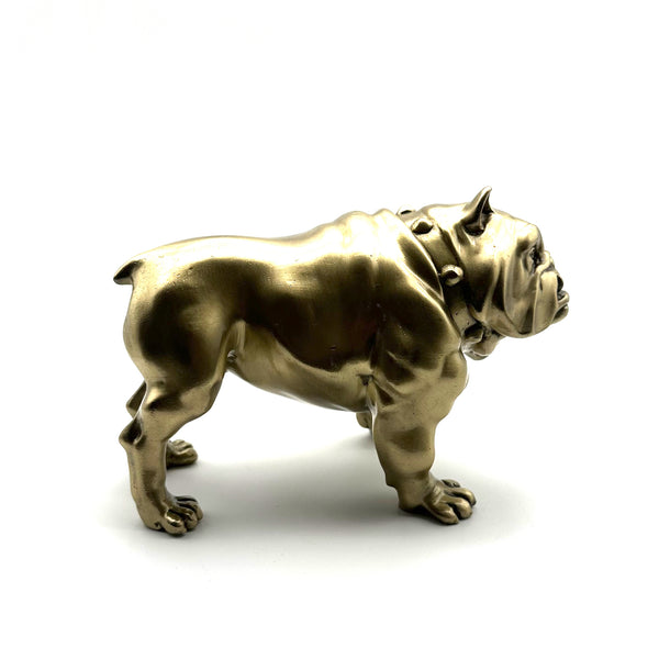 Brass Decor Ornament Bulldog Figurine Handmade Statue Gifts for House&Office Improvement