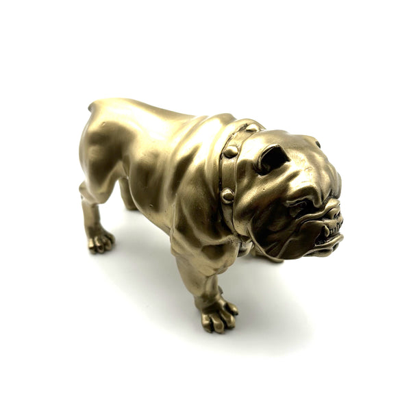 Brass Decor Ornament Bulldog Figurine Handmade Statue Gifts for House&Office Improvement