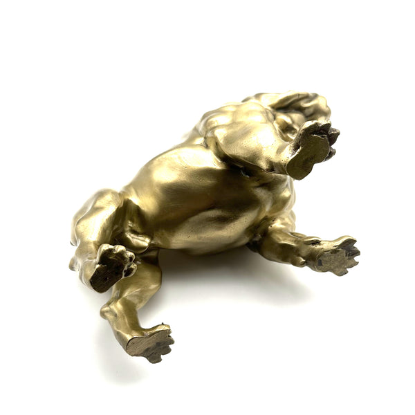 Brass Decor Ornament Bulldog Figurine Handmade Statue Gifts for House&Office Improvement