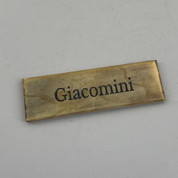 3mm Thickness Brass Plate,Custom Engraved Brass Plate,Personalized Small Metal Plaque