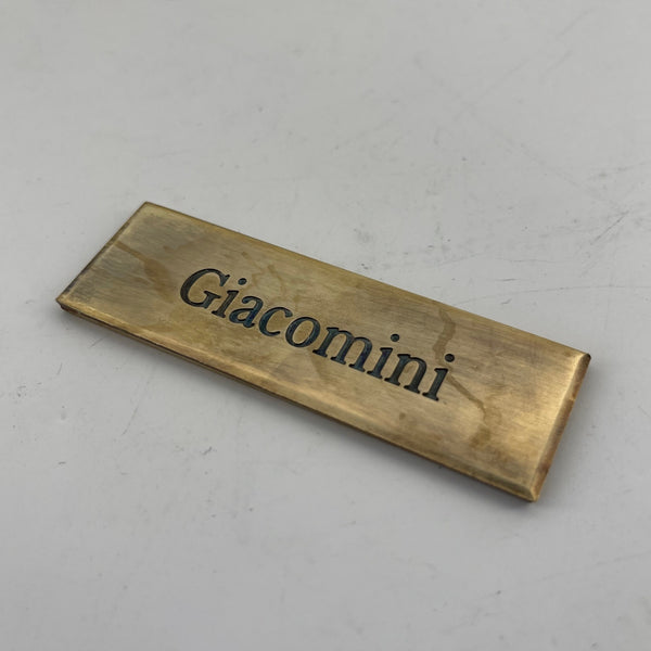 3mm Thickness Brass Plate,Custom Engraved Brass Plate,Personalized Small Metal Plaque