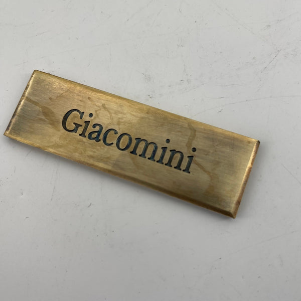 3mm Thickness Brass Plate,Custom Engraved Brass Plate,Personalized Small Metal Plaque