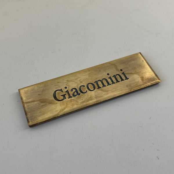 3mm Thickness Brass Plate,Custom Engraved Brass Plate,Personalized Small Metal Plaque