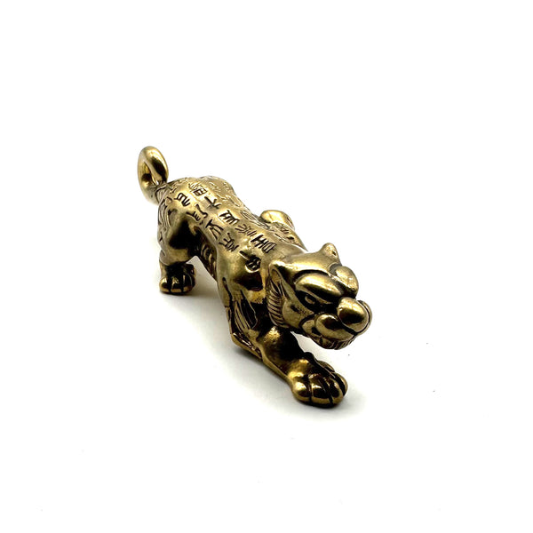 Handcrafted Leopard Statue | Cute Animal Desk Sculpture | Unique Office Decor Gift for Wildlife Collectors | Solid Brass Big Cat Figurine
