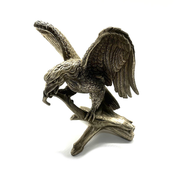 Bronze Sculpture Life like Eagle Statue Brass Decor Ornament House&Office Improvement Figurine