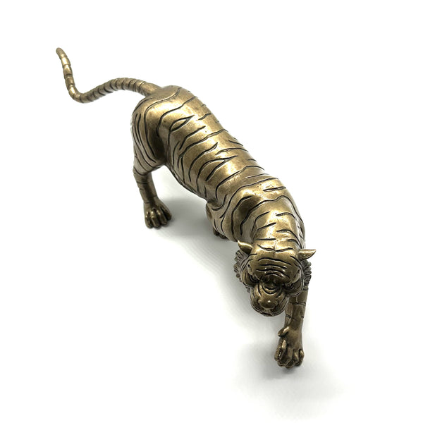 Bronze Tiger Statue Brass Decor Ornament Brass Tiger Figurine House&Office Improvement Figurine