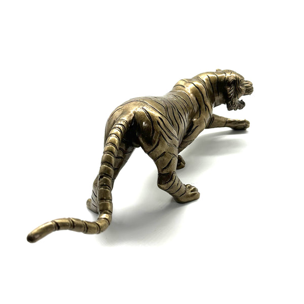 Bronze Tiger Statue Brass Decor Ornament Brass Tiger Figurine House&Office Improvement Figurine