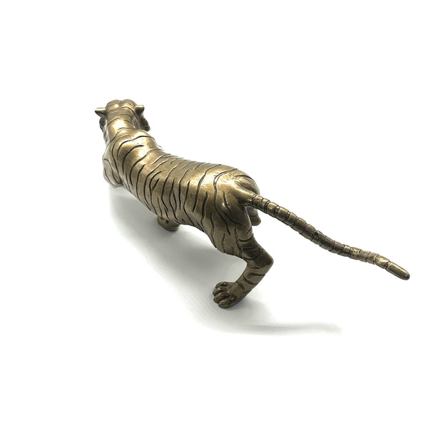 Bronze Tiger Statue Brass Decor Ornament Brass Tiger Figurine House&Office Improvement Figurine