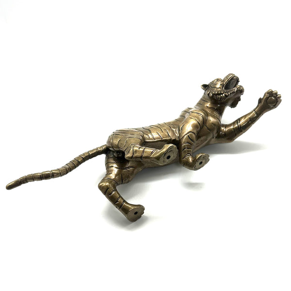 Bronze Tiger Statue Brass Decor Ornament Brass Tiger Figurine House&Office Improvement Figurine
