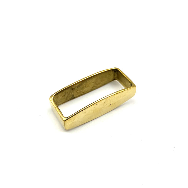 1 1/2'' Gold Brass Buckle& Belt Loop Leather Belt Fastener Hardware
