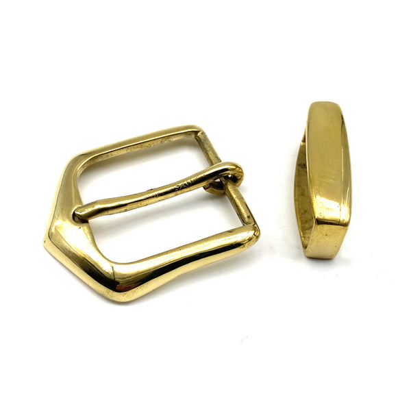 1 1/2'' Gold Brass Buckle& Belt Loop Leather Belt Fastener Hardware