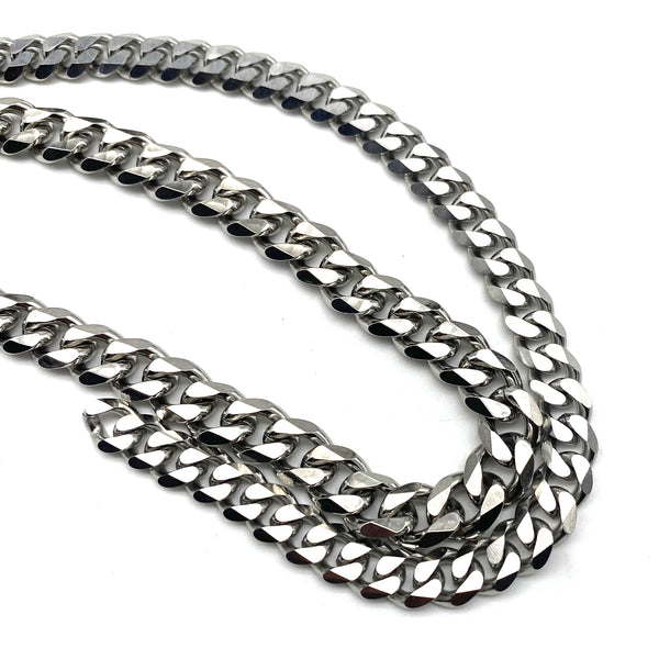 Stainless Curb Chain 9/10.6mm Grind Slide Chain,Bag Wallet Chain,Chain for Jewelry,Angle Grinding Chain