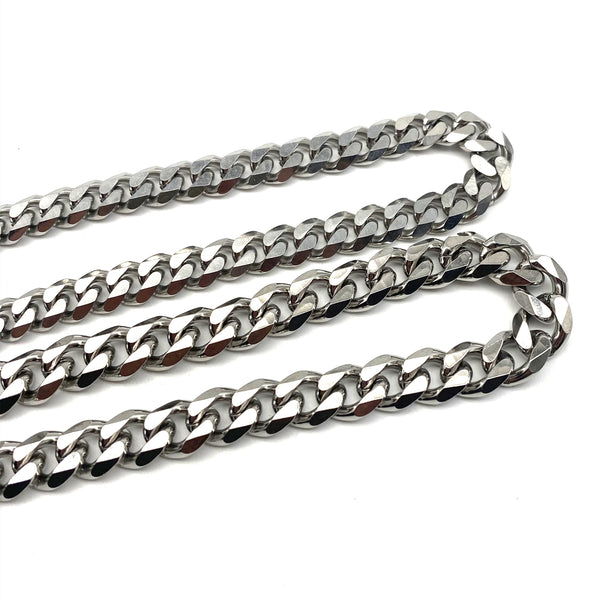 Stainless Curb Chain 9/10.6mm Grind Slide Chain,Bag Wallet Chain,Chain for Jewelry,Angle Grinding Chain
