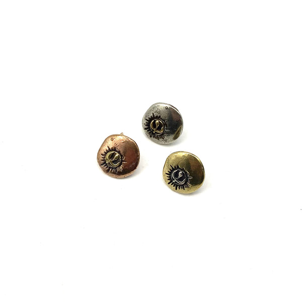 Leather Decoration Concho Pin Back Goros Design Leather Studs