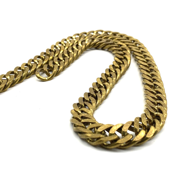 Brass Fox Square Chain Raw Brass Chain,Handbag Chain,Necklace Ring,Un-Coated Natural Color