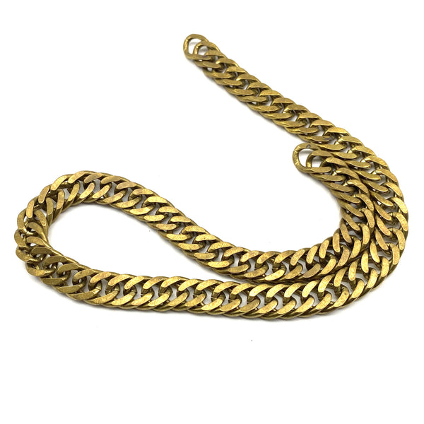 Brass Fox Square Chain Raw Brass Chain,Handbag Chain,Necklace Ring,Un-Coated Natural Color