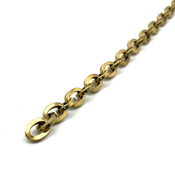 Brass Oval Cable Link Chain 2.1x8.8x12.1mm,Handbag Chain,Purse Chain