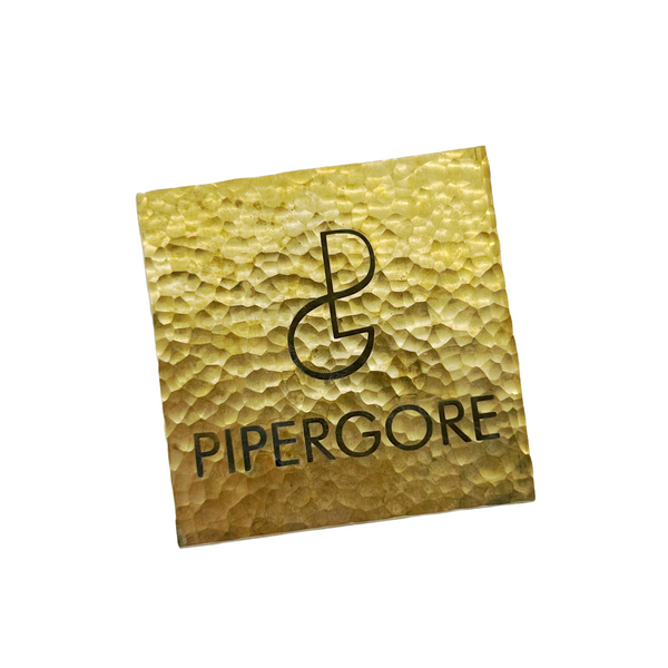 Custom Hand Hammered Brass Nameplate,Cafe Bar Hostel Signs