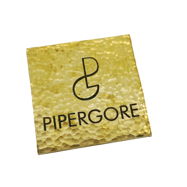 Custom Hand Hammered Brass Nameplate,Cafe Bar Hostel Signs