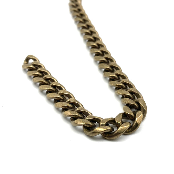 Large Curb Chain Cuban Solid Brass Bag Chain Raw Material Supply