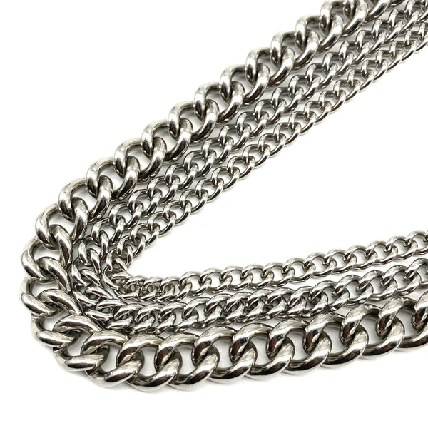 Stainless Curb Chain Handbag Chain Purse Wallet Chain Anti-allergy Jewelry Chains