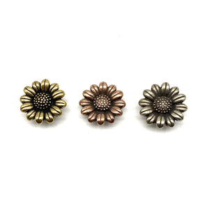 Chrysanthemum Flower Concho Daisy Rivets Screw Back Fastener Studs For Leather Craft Decoration